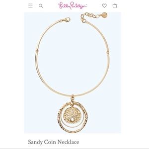 Lilly Pulitzer sandy coin necklace